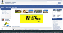 Desktop Screenshot of comune.sequals.pn.it